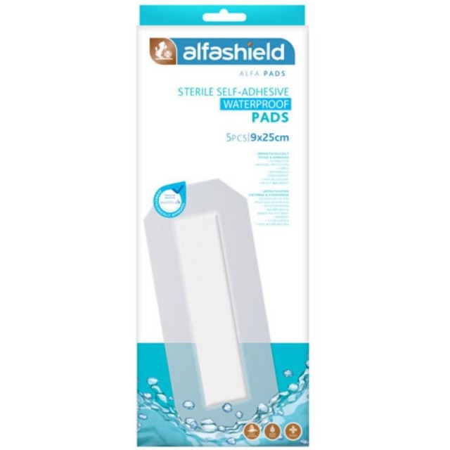 Alfashield Waterproof Pads stickers 9X25cm 5pcs