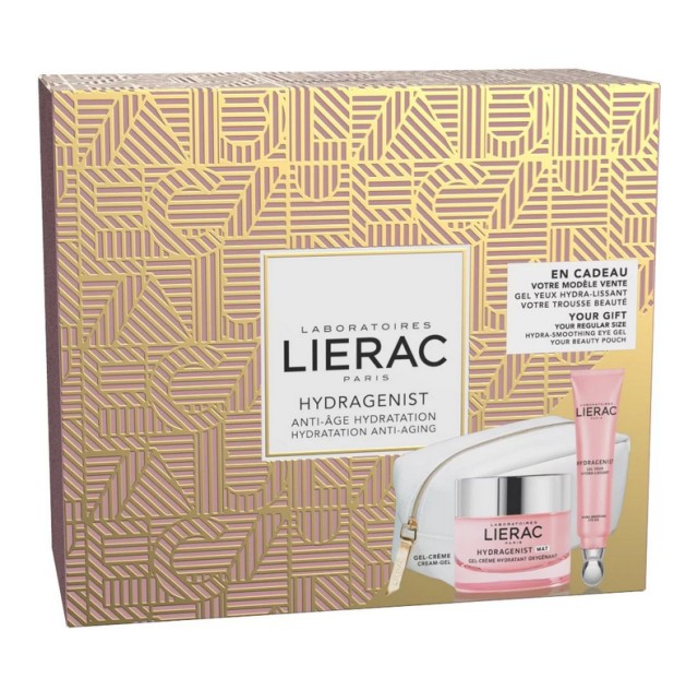 Lierac Set Hydragenist Mat Gel-Creme για Κανόνικες-Μικτές επιδερμίδες 50ml + Lierac Hydragenist Gel Yeux 15ml + ΔΩΡΟ Συλλεκτικό Νεσεσέρ
