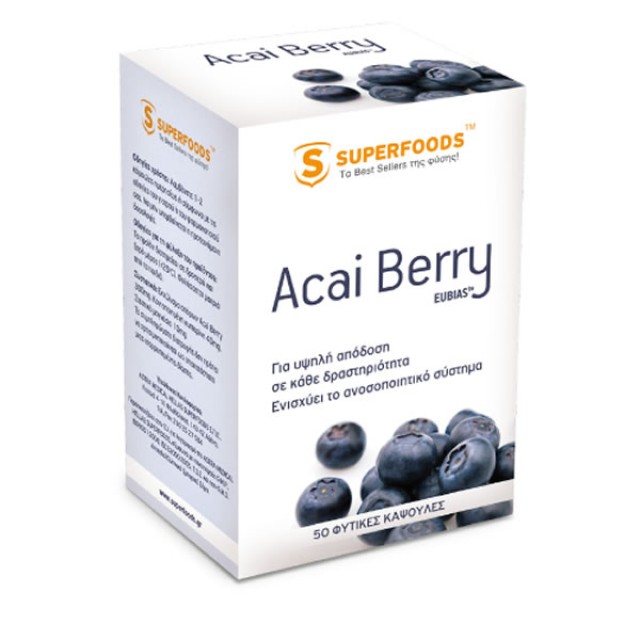 SUPERFOODS ACAI BERRY EUBIAS 50CAPS