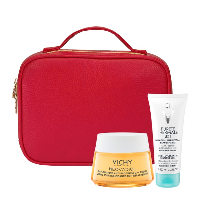 Vichy Set Neovadiol Κρέμα Ημέρας για Ξηρή-Πολύ Ξηρή Επιδερμίδα 50ml + Δώρο Purete Thermale 3in1 Γαλάκτωμα Καθαρίσμου 100ml + Νεσεσέρ 1τμχ