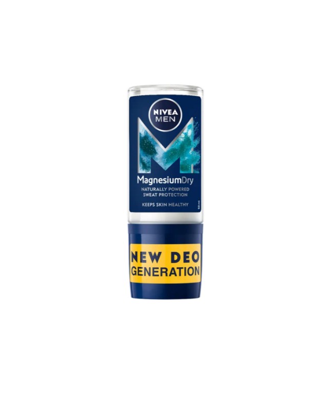 Nivea Men Deo Magnesium Dry Fresh Roll-On Ανδρικό Αποσμητικό 48ωρης Προστασίας 50ml