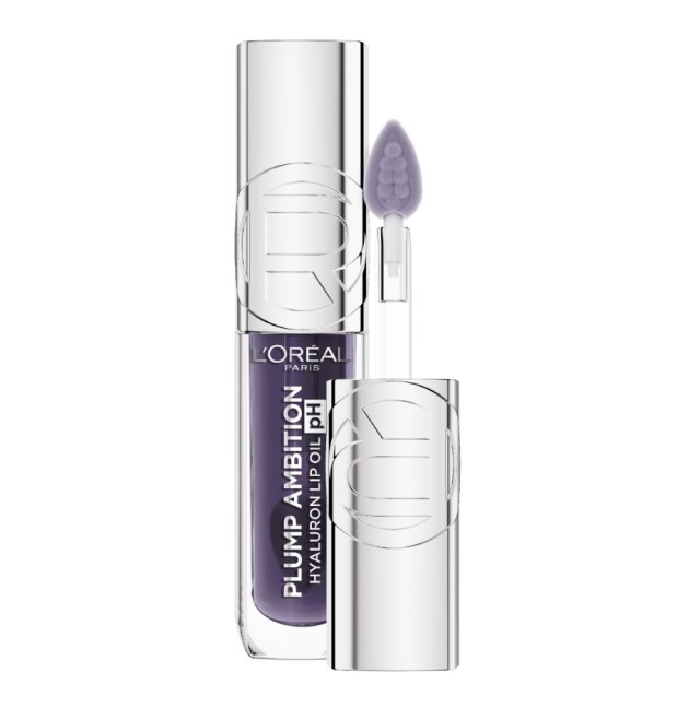 L'oreal Paris Plump Ambition Ph Hyaluron Lip Oil Λάδι Χειλιών 116 Berry Noir 5ml