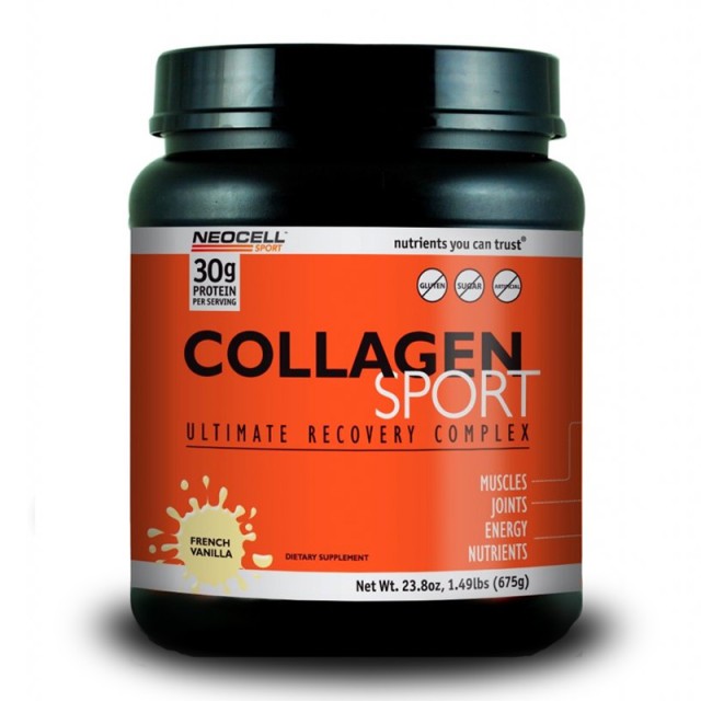 Neocell Sport Collagen Πρωτείνη Κολλαγόνου Και Ορού Γάλακτος Σε Σκόνη γεύση Βανίλια 675gr