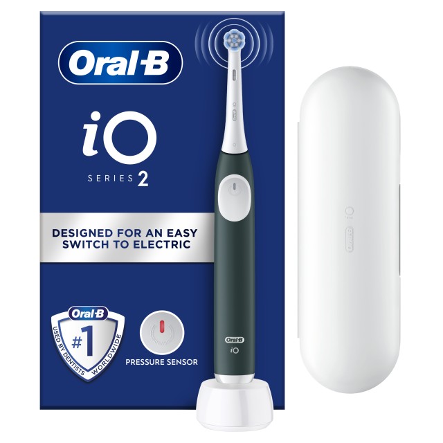 Oral-B iO Series 2 Ηλεκτρική Οδοντόβουρτσα Green 1τμχ