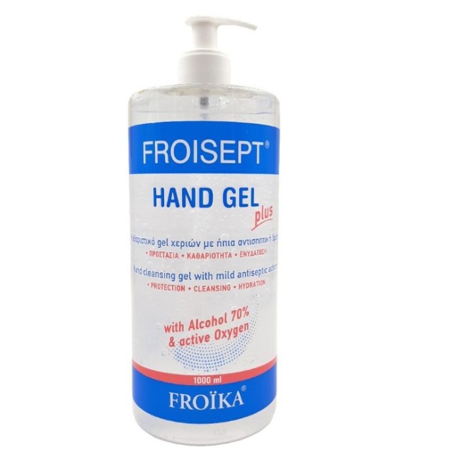 Froika Froisept Hand Gel Καθαριστικό Gel Χεριών Με Ηπια Αντισηπτική Δράση 1000ml