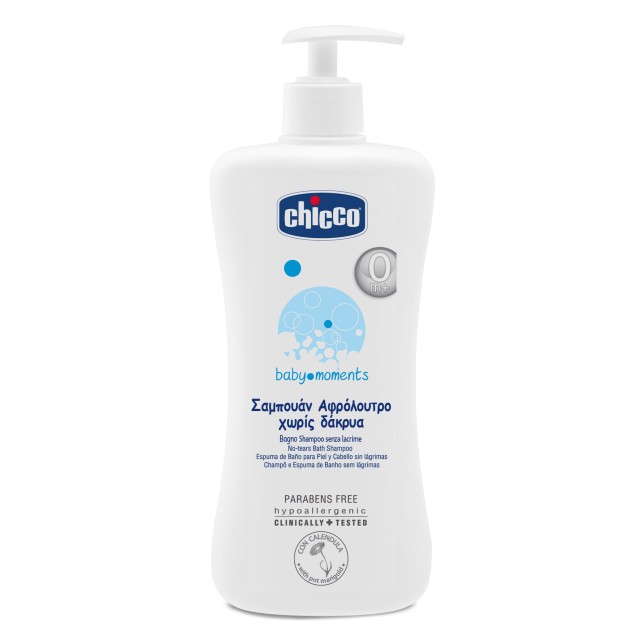 CHICCO ΑΦΡΟΛΟΥΤΡΟ-ΣΑΜΠΟΥΑΝ BABY MOMENTS 500ML