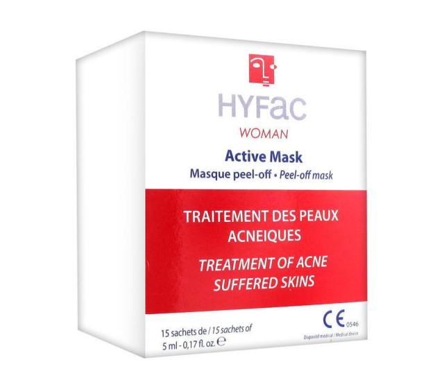 Hyfac Woman Active Peel Off Mask 15 X 5ml Sachets