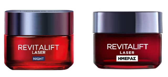 L'Oreal Paris Set Skincare Routine Revitalift Laser Day 50ml & Night Cream 50ml