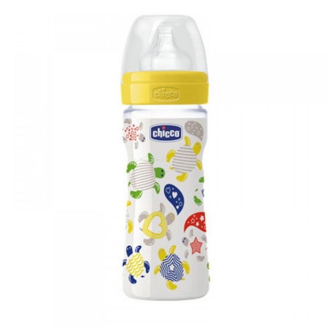 CHICCO ΜΠΙΜΠΕΡΟ ΠΛΑΣΤΙΚΟ ΘΣ 250ml ΡΥΘΜΙΖΟΜΕΝΗ ΡΟΗ IRONIC