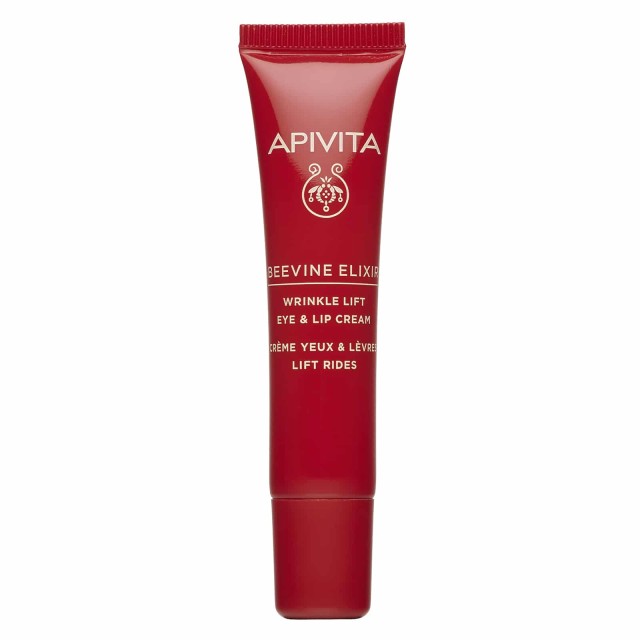 Apivita Beevine Elixir Wrinkle Lift Eye & Lip Cream Αντιρυτιδική Κρέμα Lifting για Μάτια & Χείλη με Σύμπλοκο Prοpolift & Φυτικό Κολλαγόνο 15ml