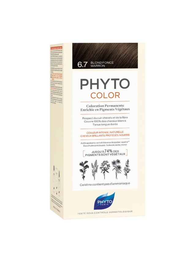 Phyto Phytocolor 6.7 Ξανθό Σκούρο Σοκολατί
