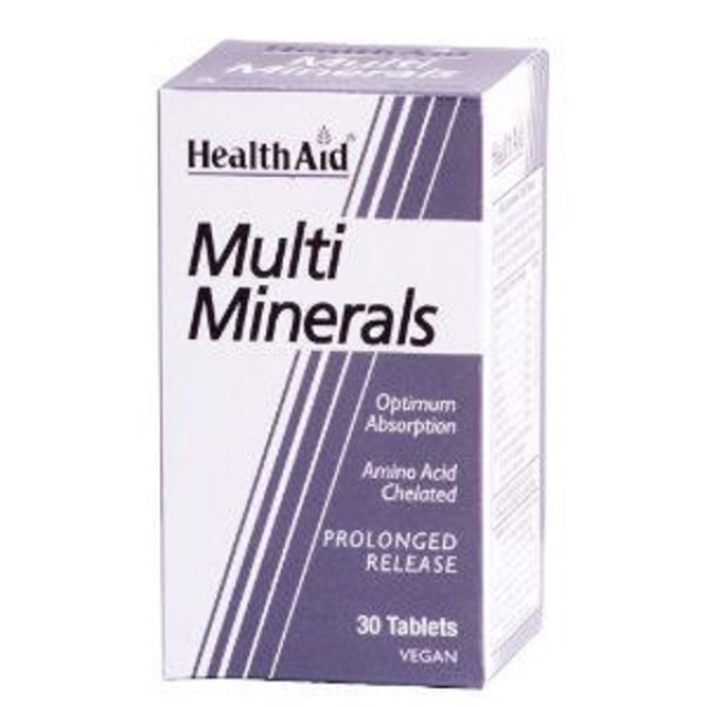 HEALTH AID MULTIMINERAL PROLONGED RELEASE TABLETS 30'S