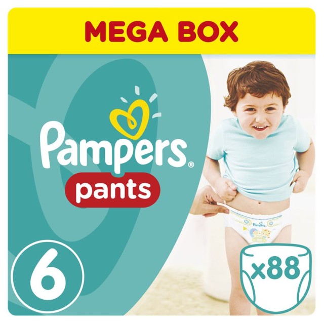Pampers Pants No.6 (15+ Kg) Mega Box 88 Πάνες