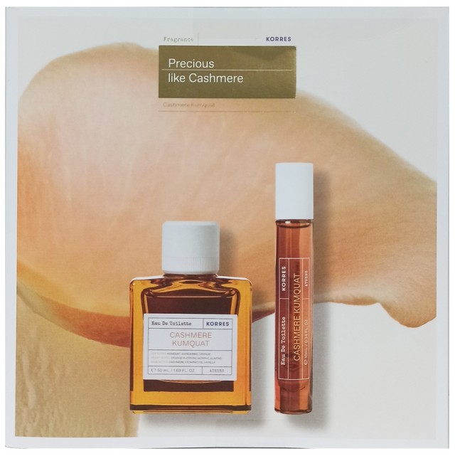 Korres Set Precious Like Cashmere Kumquat Eau de Toilette 50ml + Cashmere Kumquat Eau de Toilette 10ml