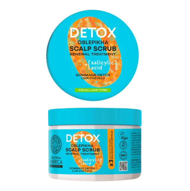 Natura Siberica Oblepikha Detox Scalp Scrub Μαλλιών 300ml