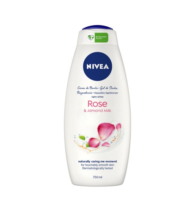 NIVEA Κρεμώδες Αφρόλουτρο Care & Roses 750ml