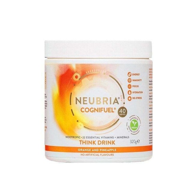 Neubria Cognifuel Orange-Pineapple Νοοτροπική Πολυβιταμίνη Για Πνευματική Απόδοση 160gr
