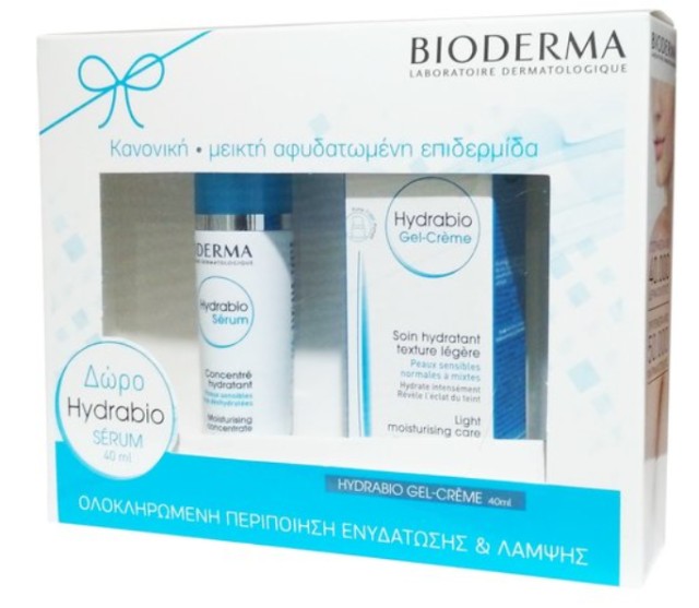 Bioderma Hydrabio Gel-Creme Soin Hydratant Texture Legere 40ml + ΔΩΡΟ Hydrabio Serum 40ml