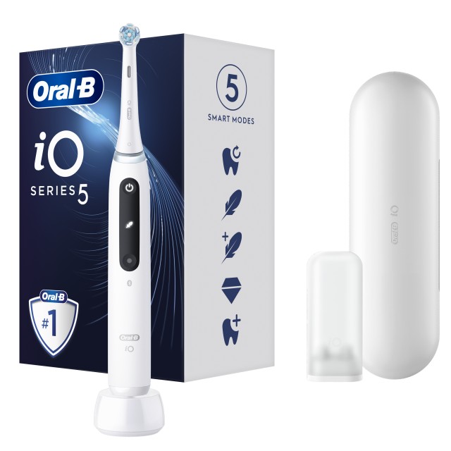 Oral-B iO Series 5 Magnetic White Ηλεκτρική Οδοντόβουρτσα 1τμχ