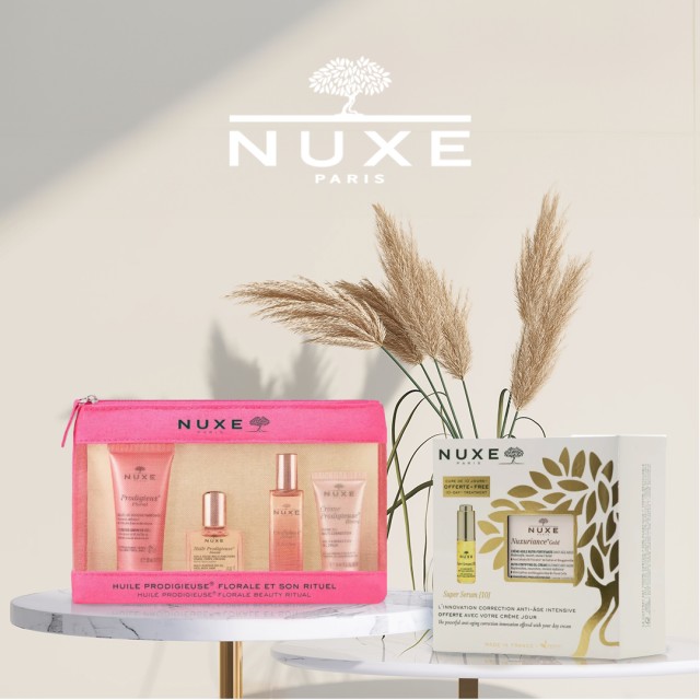 Beauty and unique care with Nuxe packages!
