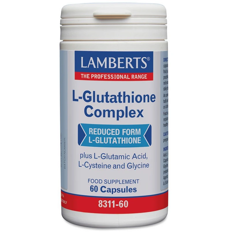 lamberts l-glutathione complex 60caps Glutathione Không tuỳ tiện sử
